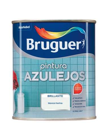 BRUGUER PINTURA AZULEJOS 750 BLANCO HARINA