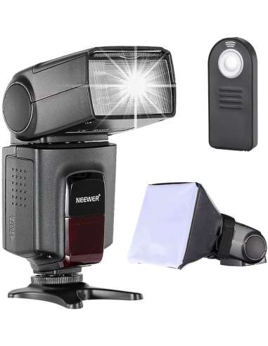 NEEWER FLASH +DIFUSOR CONTROL REMOTO