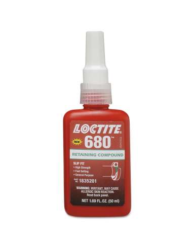 LOCTITE 680 50 ML.ADHESIVO ACRILICO METACRILATO ALTA RESISTENCIA 50 GR.