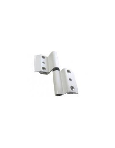 ALUMINUM WINDOW HINGE 100 40*20 WHITE LEFT HP005B