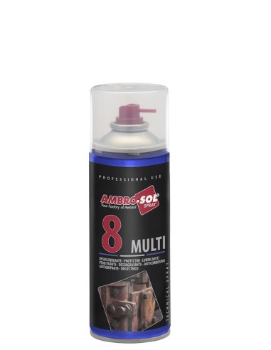 AMBRO-SOL LUBRICANTE MULTIFUNCION 8 in 1 (SPRAY 400 ML.