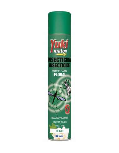 YUKI INSECTICIDA SPRAY HOGAR FLORAL 1000 CC