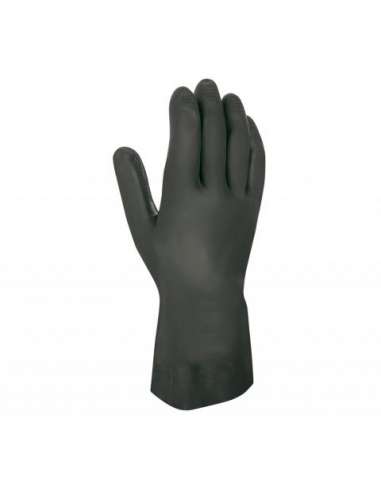 JUBA GUANTES 321CB 70 SIN SOPORTE LATEX/NEOPRENO FLOCADO NEGRO .8L