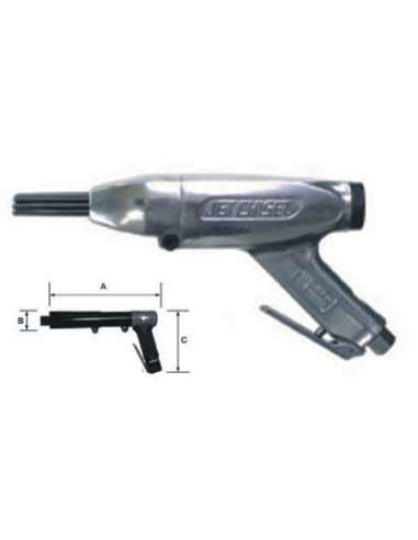 LARWIND MARTILLO AGUJAS PISTOLA N-JECX24 3*180 MM 4000 G/M.JET-CHISEL NITTO KOHKI