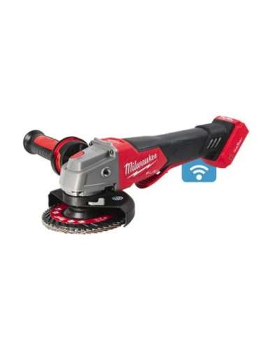 MILWAUKEE AMOLADORA 18V.125 S/BATERIA WIFI M18FSAG125XPDB-WIFI0X