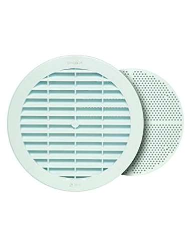 BRINOX REJILLA PVC CIRCULAR 15 C/MOSQUIETRA BLANCA B70970B