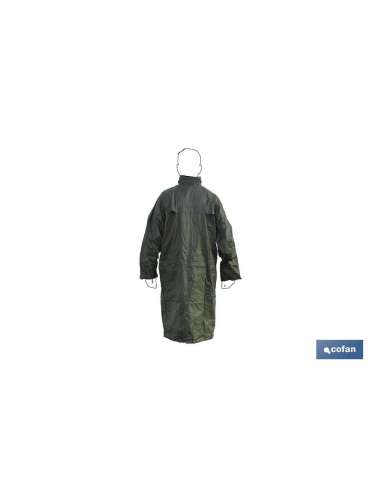 COFAN ABRIGO LLUVIA PVC VERDE XXL