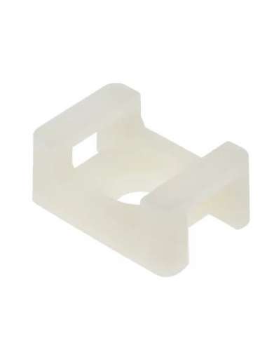 BRIDA PLASTICO BASE BLANCA 23*6mm.6 (250U.