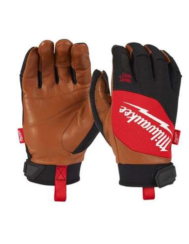 MILWAUKEE GUANTES PIEL HIBRIDOS 10/XL