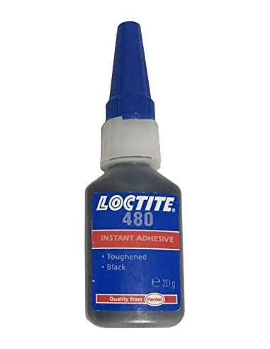 LOCTITE 480 20 ML.PEGAMENTO CAUCHO NEGRO