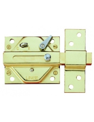 LYNX LOCK 85 BRASS KEY/BUTTON 2930