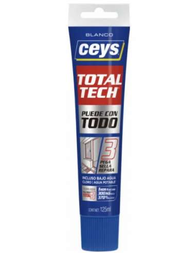 CEYS TOTAL TECH BLANCO (TUBO 125 ML.