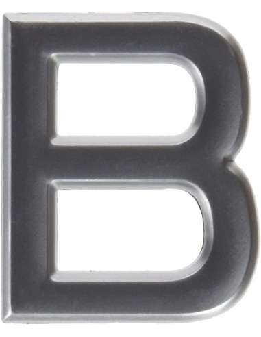 BTV LETRA ABS PLATA 40 MM.B