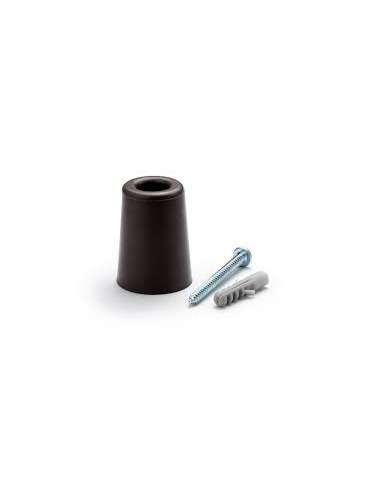 BRINOX TOPE PUERTA 9005M ALTO MARRON TORNILLO (2 U.