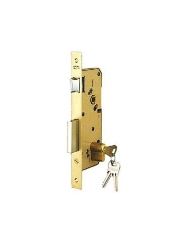 UCEM LOCK 5255 HL.40 WOOD MORTISE HANDLE/PALETN 85