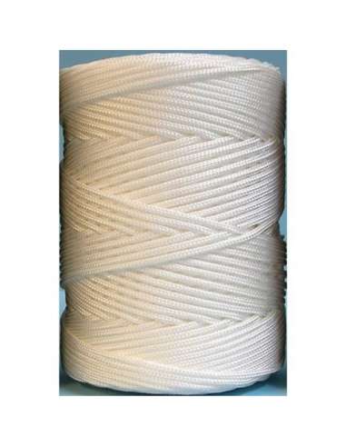 ROLO DE CORDA PARA ROUPA DE POLIPROPILENO BRANCO 200 M.