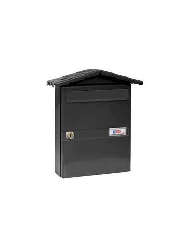 BTV BUZON EXTERIOR VERTICAL 345*240 NEGRO CHALET