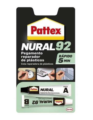 NURAL 92 22 CC.PEGAMENTO REPARADOR PLASTICOS