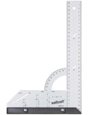 WOLFCRAFT ESCUADRA UNIVERSAL 300 mm.