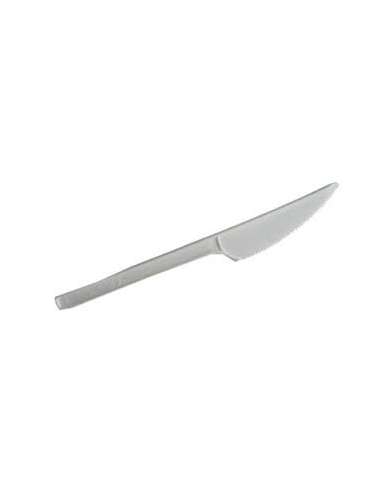 VAJILLA 1 USO CUCHILLO PLASTICO MESA BLANCA