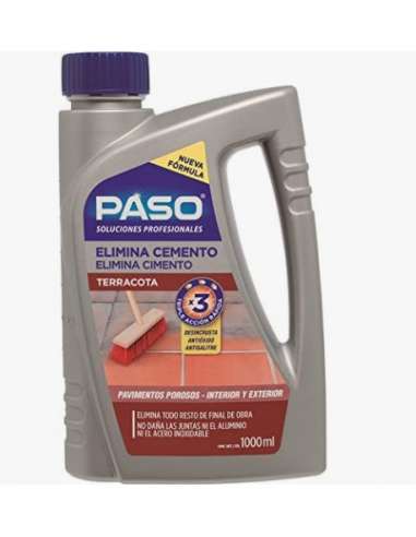 PASSO RETIRA CIMENTO DE PISOS POROSOS 1 L. TERRACOTTA