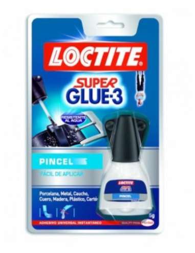 LOCTITE SUPER GLUE3 BRUSH  5 GR