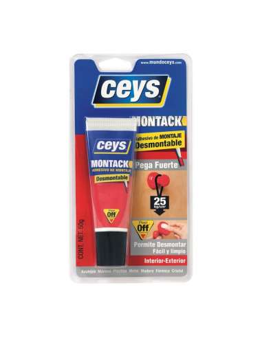 CEYS MONTACK TUBO REMOVÍVEL 50 GR