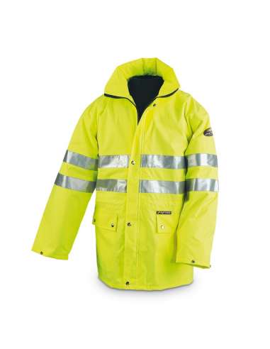 ROPA CHAQUETA IMPERMEABLE REFLECTANTE AMARILL.S