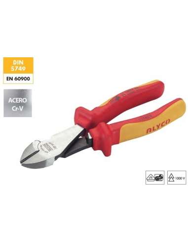 ALYCO ALICATE 1000V.CORTE LATERAL 180 MM