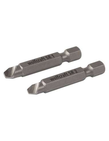 WOLFCRAFT PUNTA DESTORNILLADOR TORNILLOS DEFECTUOSOS 2 U.2982