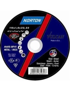 NORTON DISCO DESBASTE HUNDIDO VULCAN 115*6.4*22