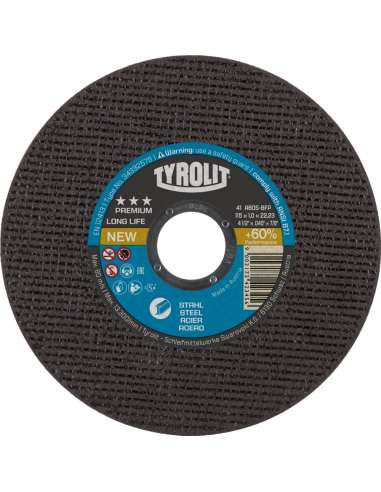 TYROLIT DISCO CORTE ACERO PLANO FIXFLEX  300*3.5*32