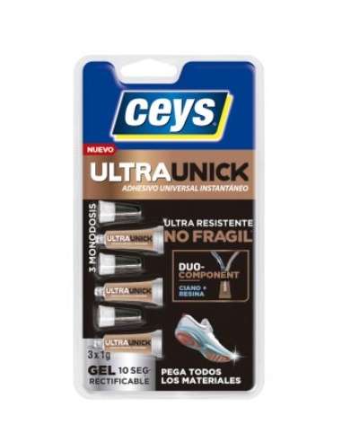 CEYS ULTRAUNICK INSTANTANEO MONODOSIS 3*1 GR.