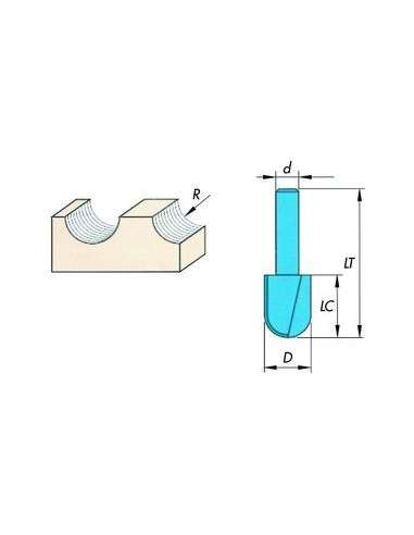 ISOCELE FRESA 4206-705-00