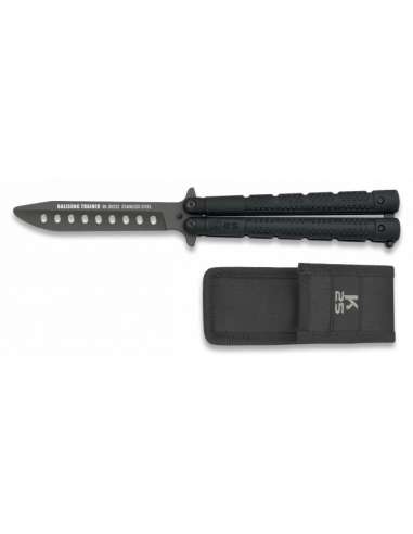 CUCHILLO TACTICO K25 ABANICO ENTRENAM.C/FUNDA 13CM