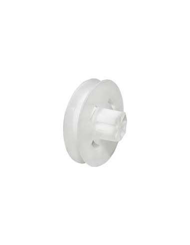 PERSIANA POLEA PLASTICO 120 MM ESPIGA 40