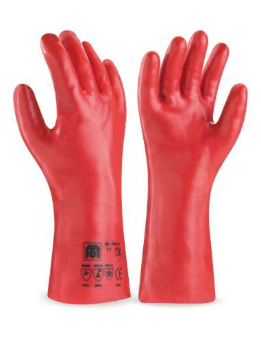 MARCA GUANTES 688PVC 27Q PVC HIDROCARBUROS 27 CM