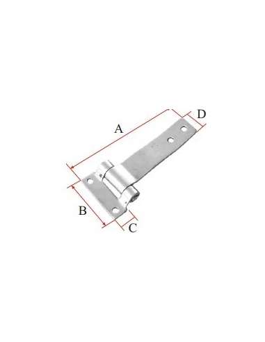 CARTOLA BISAGRA BCS-4ACZ CHAPA ZN.138.5*60*19*27