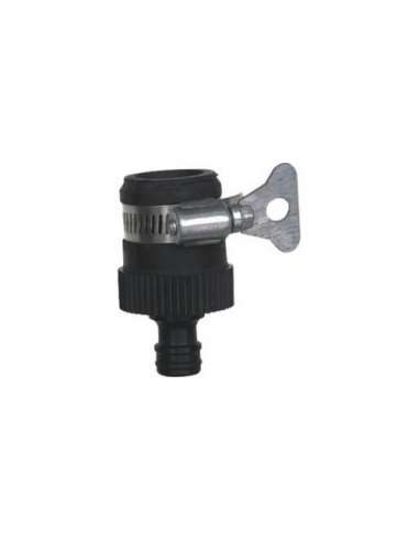 RIEGO RAPIDO PVC CONECTOR GRIFO C/ABRAZADERA