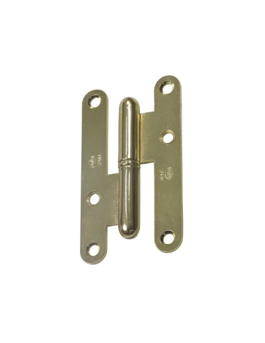 AMIG HINGE 405 .9.5 ROUND EDGE BRASS RIGHT