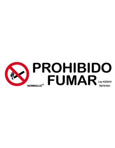 CARTEL 14*5 PROHIBIDO FUMAR