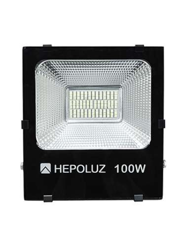 PROYECTOR LED NEGRO 100 W SOPORTE 6000K DIA IP65