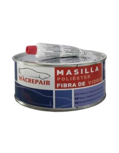 MASILLA POLIESTER FIBRA VIDRIO+CATALIZADOR 1 KG